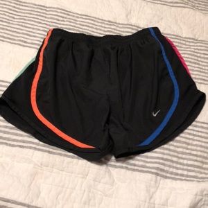 SOLD teal orange blue & pink stripes